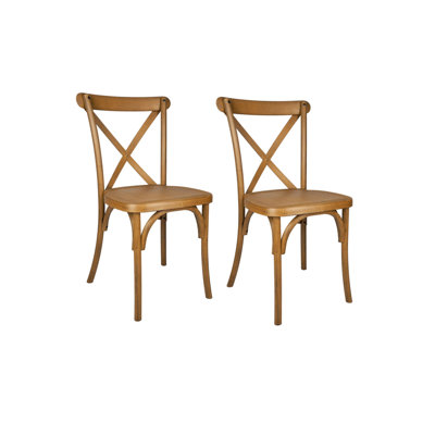 Ensemble de 2 chaises en résine «Steel Skeleton» par Chivari