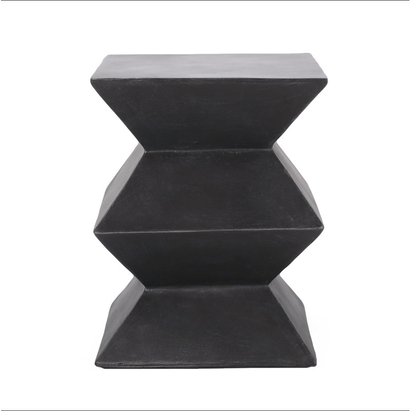 Table d'appoint d'extérieur en béton léger