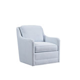 Barclay Butera Upholstery Swivel Slipcovered Armchair
