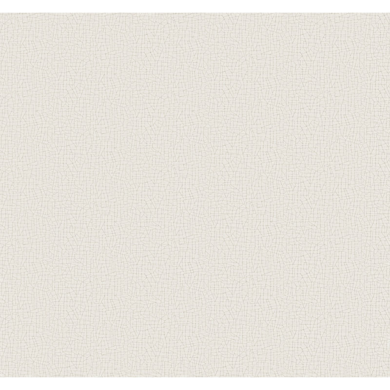 Papier peint Cary White Petite Maze, Beige
