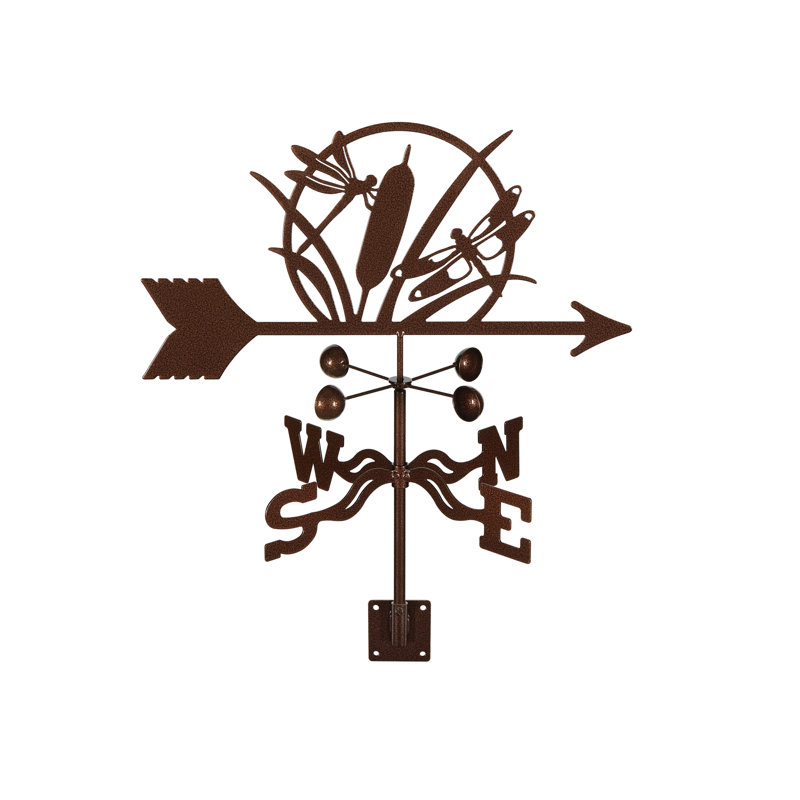 Montsinger 28'' H Animals Weathervane, Post Mount