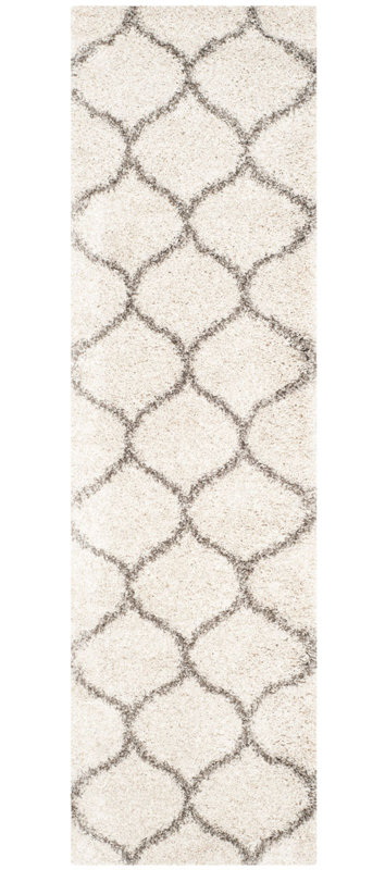 Darrol Shag Performance Geometric Rug, Runner 2'3" x 18'