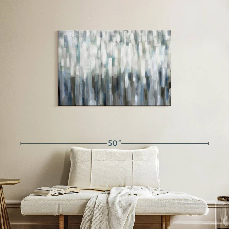 Avery Silver Rain, 24" H x 36" W