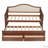 Wooden Daybed with Trundle and Storage Drawers-118019906