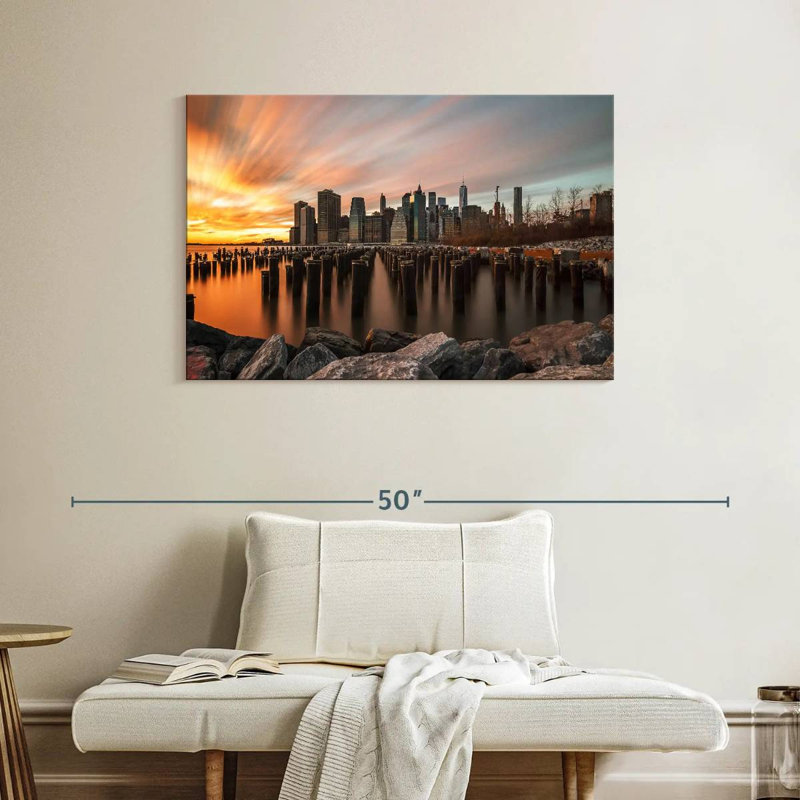 Ravi NYC Horizon, 26" H x 39" W