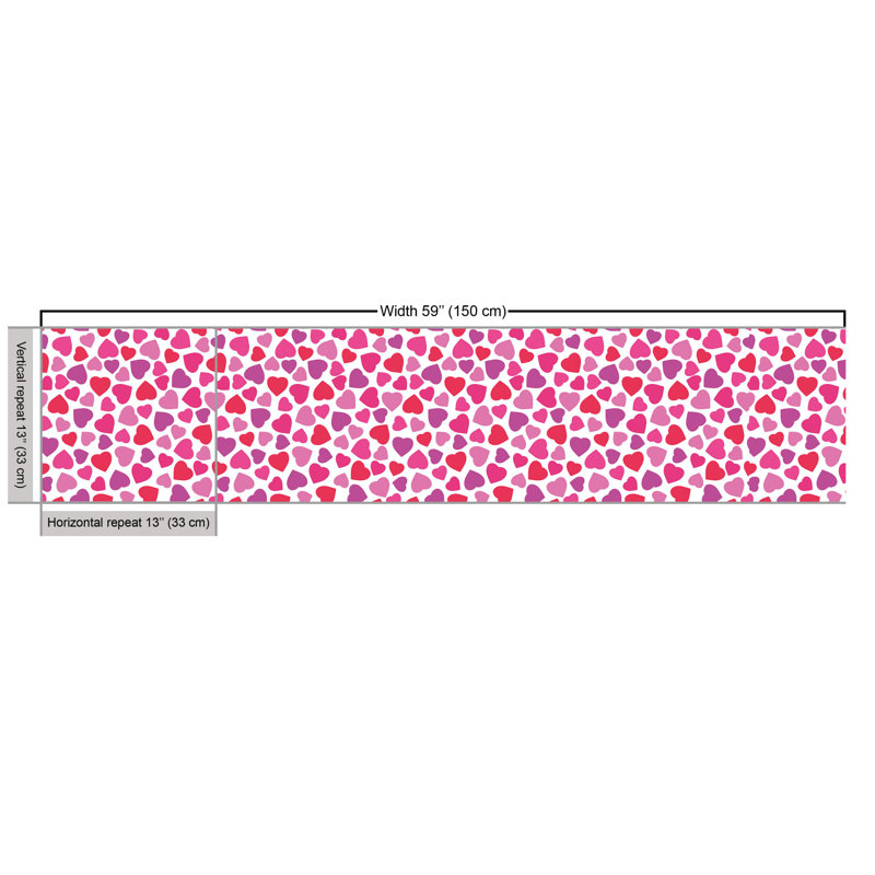 Nyberg Love with Hearts Fabric