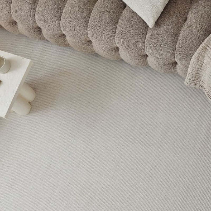 Carmel Modern Striped Cream Area Rug, Rectangle 80 x 150cm