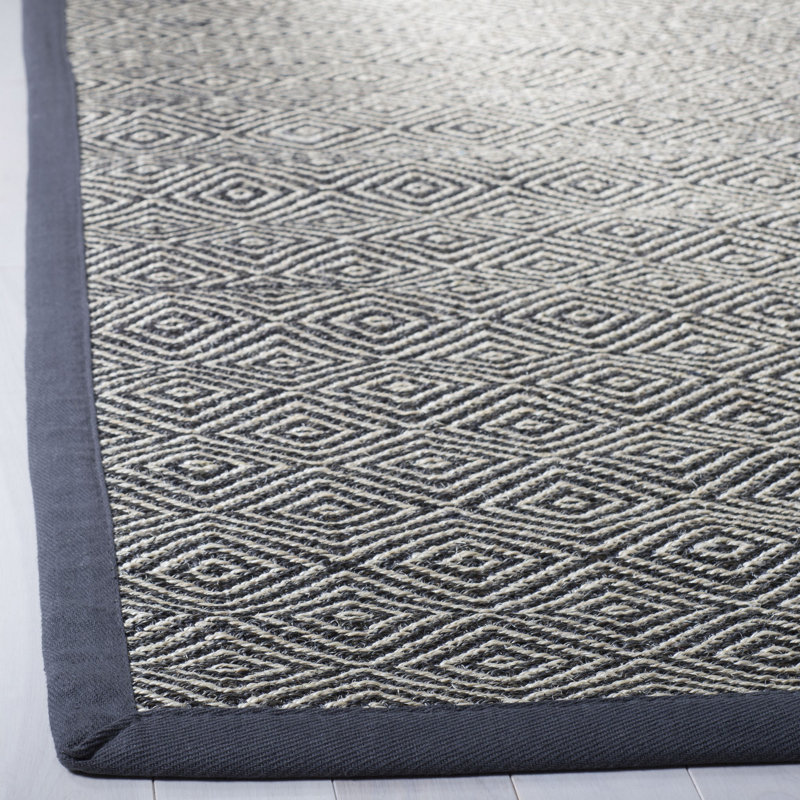 Tapis géométrique en sisal Freels, Rectangle 4 pi x 6 pi