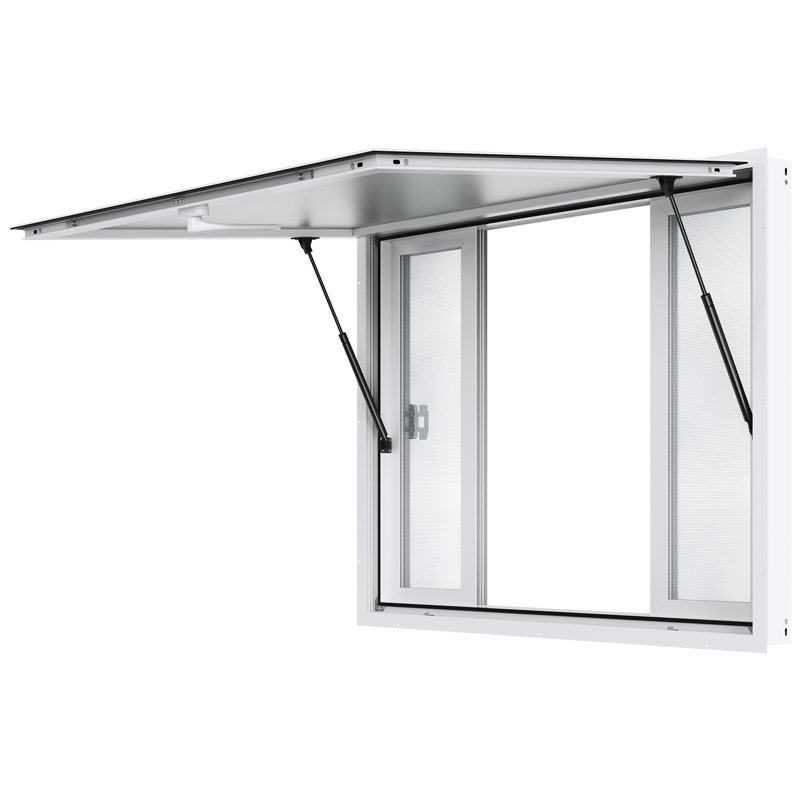 Concession Stand Serving Window Food Truck Service Awning, 37" H x 49" W x 4.3" D