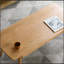 Table basse polyvalente en bois massif avec tablette de rangement pour bureau personnel