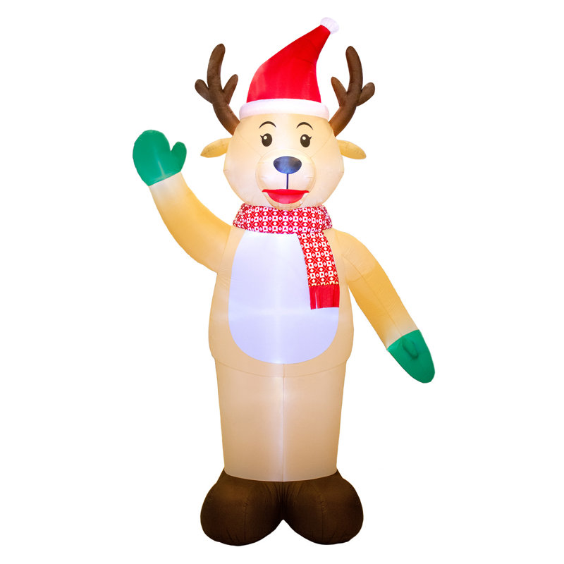 Renne gonflable colossal de Noël de 20 pieds The Holiday Aisle®