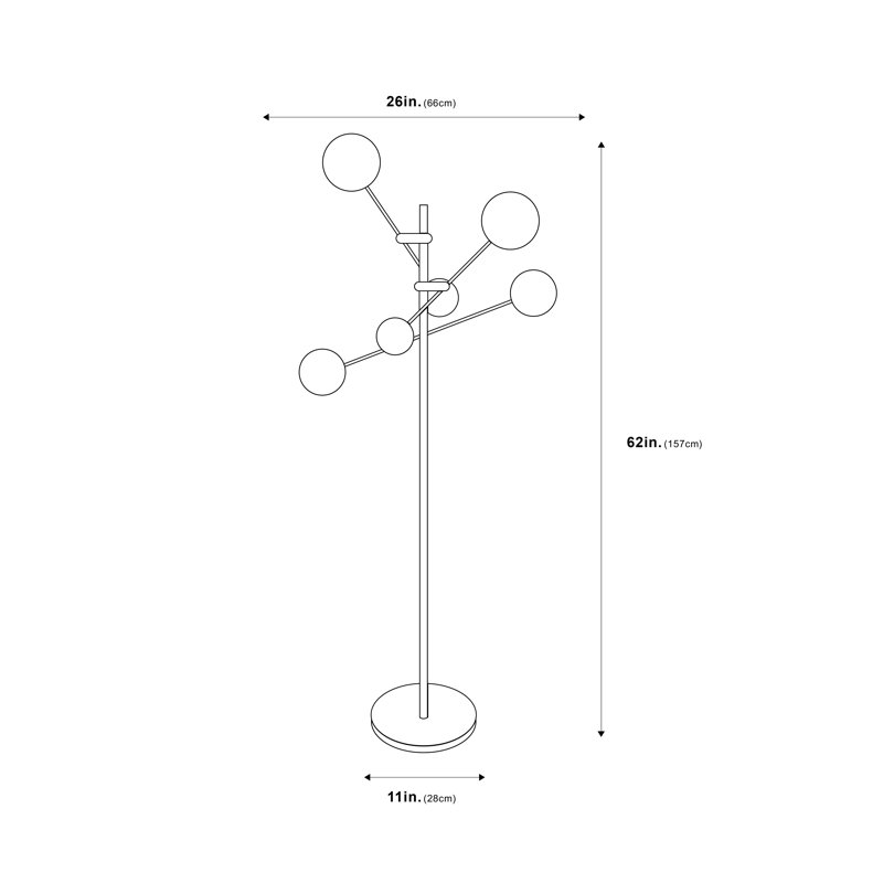 Mercer41 Alora Floor Lamp | Stylish Home Lighting
