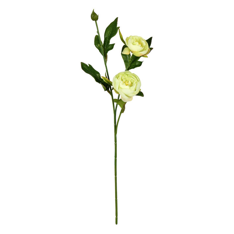 Mini Peonies Spray, Lime