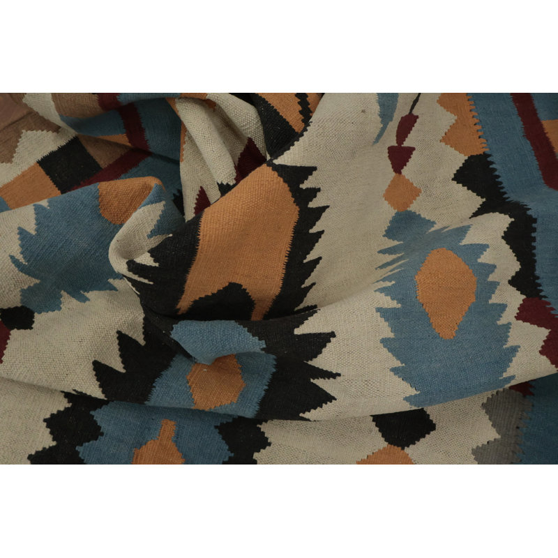 Tapis turc géométrique Kilim 5 x 12