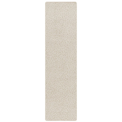 Tapis persan beige à imprimé animal Imagine