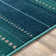 Tapis bleu sarcelle / bleu foncé Hendrum
