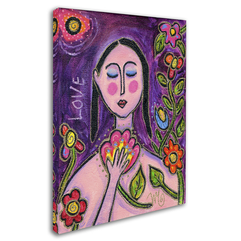 Colorful Abstract Floral Canvas Art by Wyanne, 15 x 20 inches