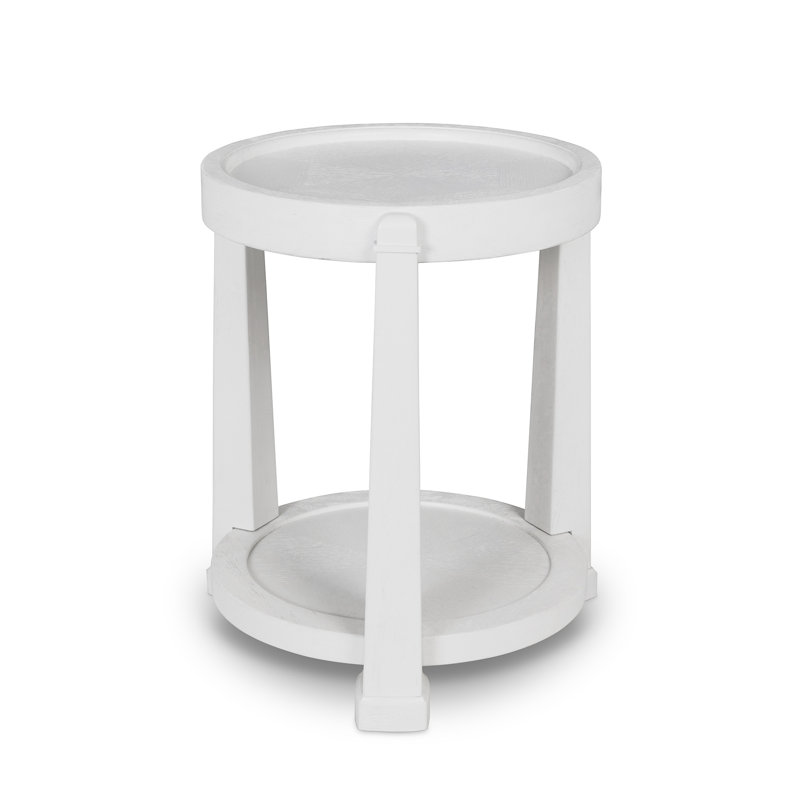 Tortola End Table, Whitewash