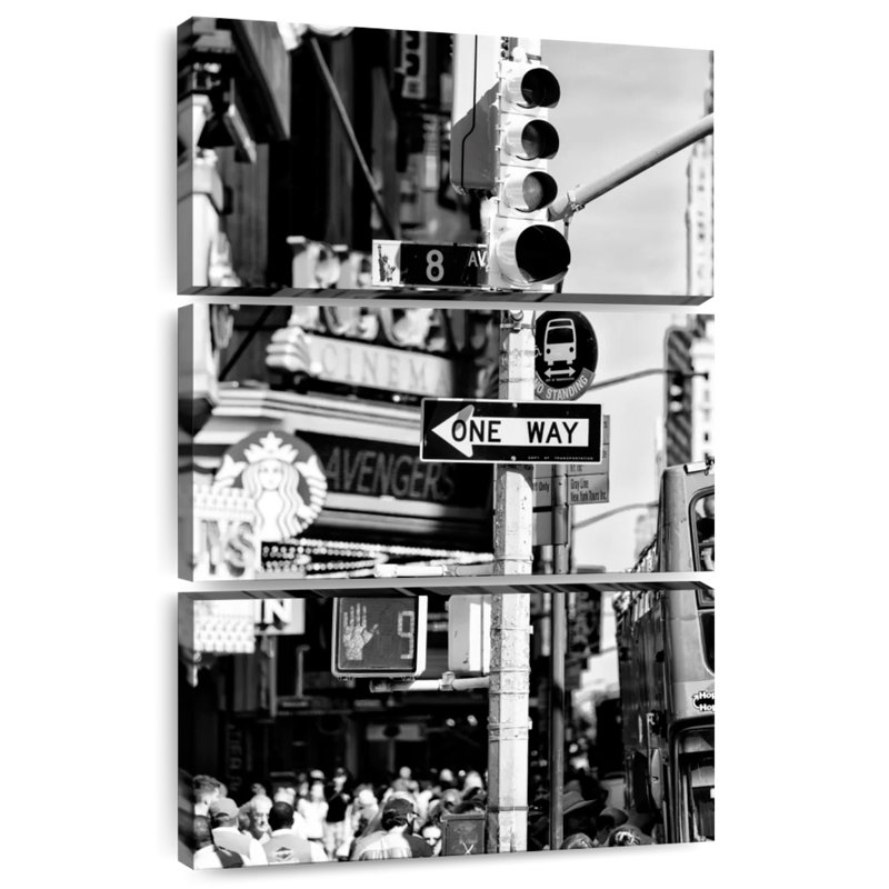 Feu de circulation Nicci Times Square, H 38 po x l 24 po