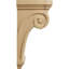 Corbeau à volutes l 5 1/2 po x P 8 1/4 po x H 16 po (paquet de 4)-91125059
