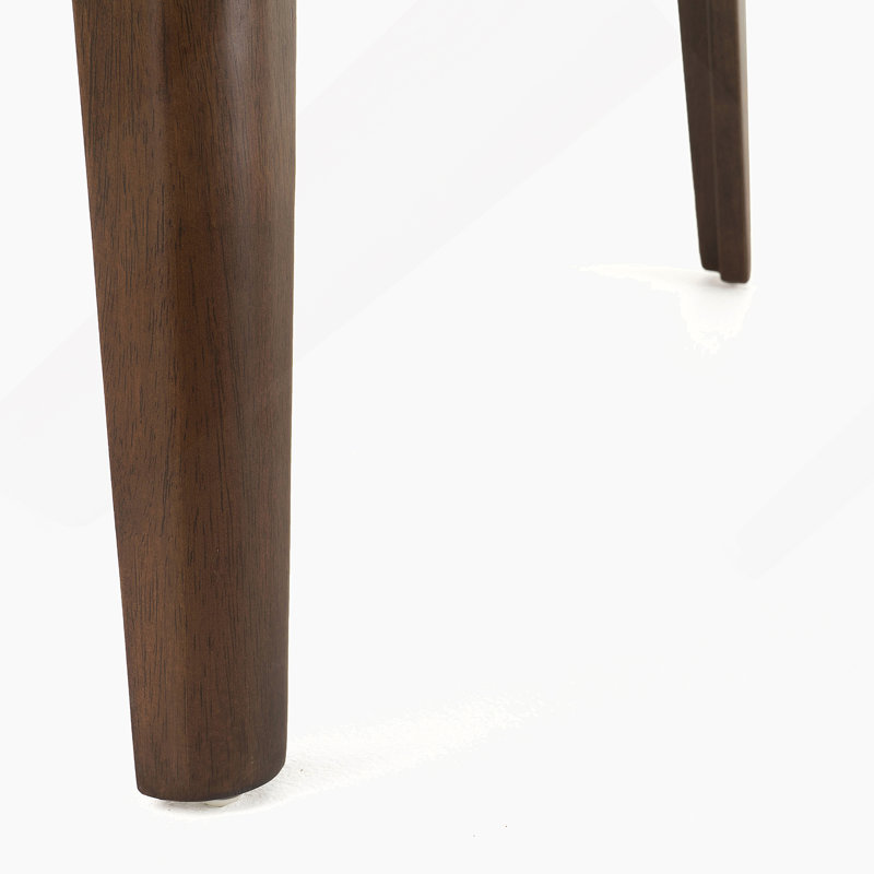 Ensemble de table de salle à manger 5 pièces exquis avec structure en bois d'hévéa, chaises ergonomiques et coussins moelleux pour une expérience culinaire confortable