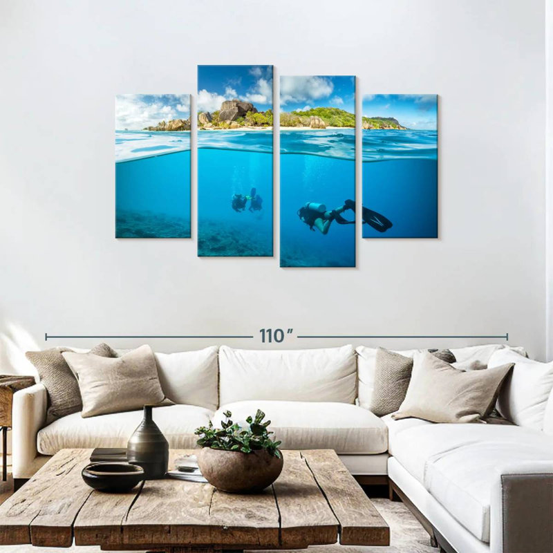 Sireci Diving, 48" H x 75" W