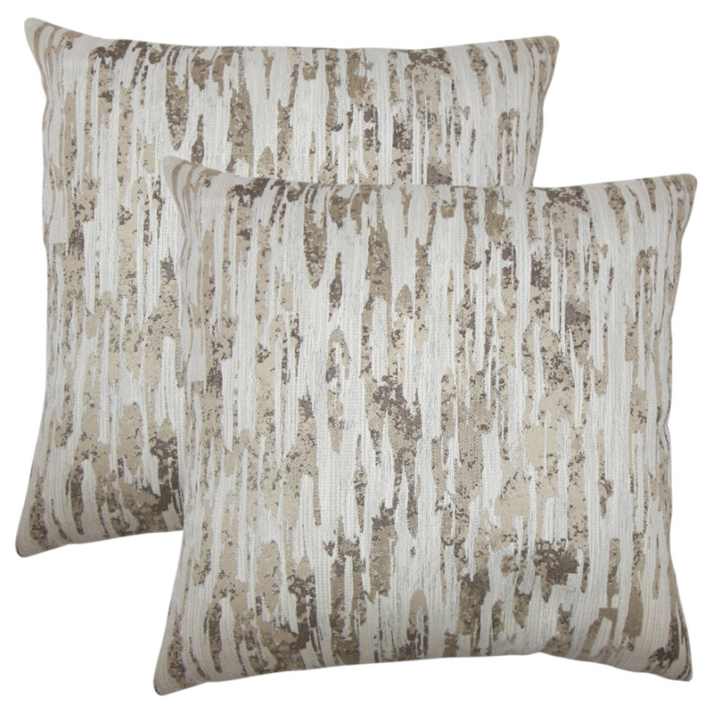 Coussin décoratif graphique , Albâtre