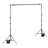 Backdrop Stand, 7 x 10 ft Adjustable Photo Backdrop Stand Kit, Portable Background Backdrop Stand with 3 Crossbars, Heavy Duty Projector Screen Stand, for Wedding, Photo Video Studio & Party