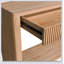 Table d'appoint 60 po 2 tiroirs cannelés 60 po-646663506