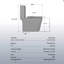 Toilette allongée une pièce à double chasse 1,1 / 1,6 GPF avec siège Comofrt ADA (siège à fermeture en douceur inclus) - option 4 couleurs-121551848