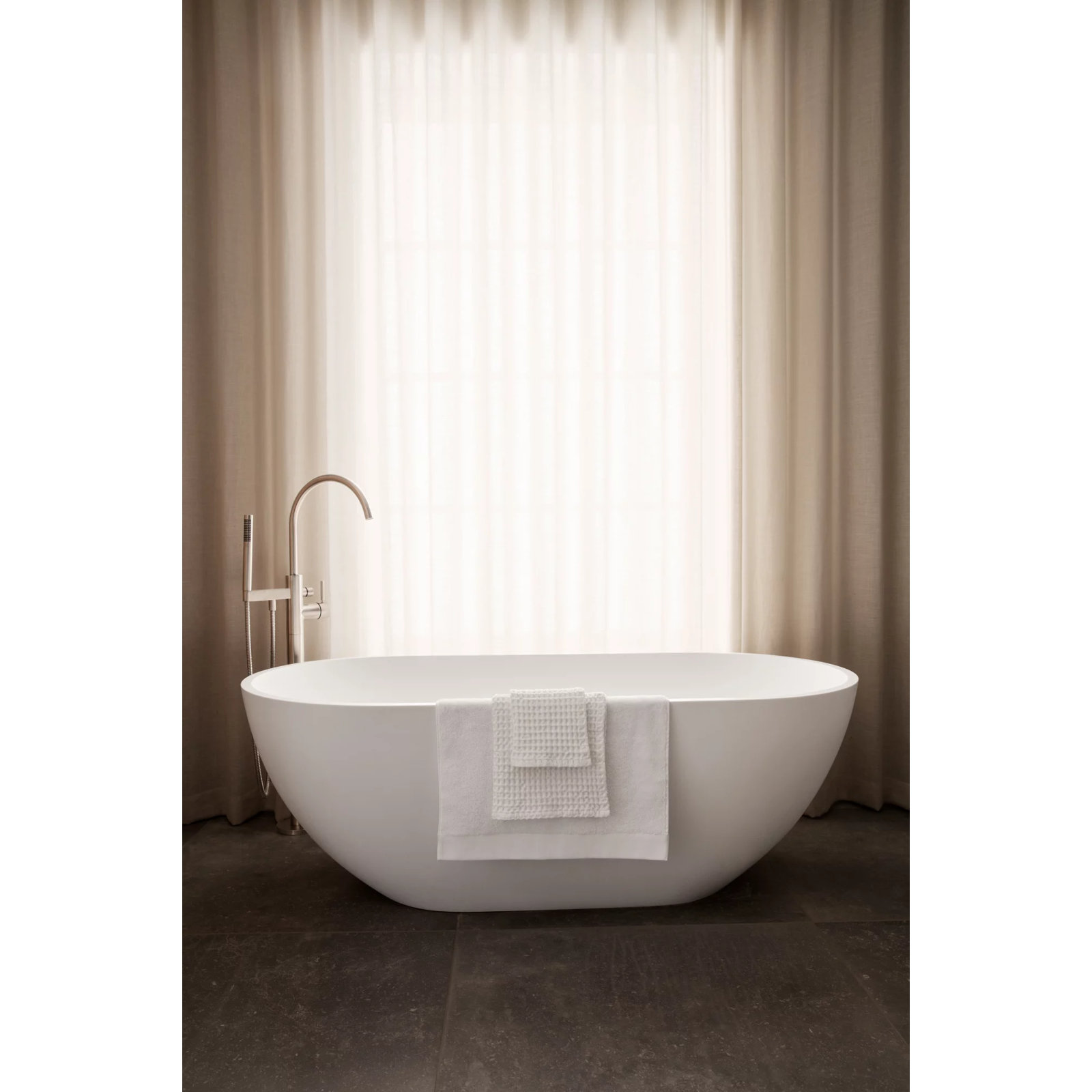 RIVA 100% Organic Cotton Bath Towel, Moonbeam-Cream