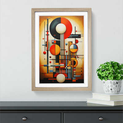 Bauhaus Art Deco Art - Framed Print