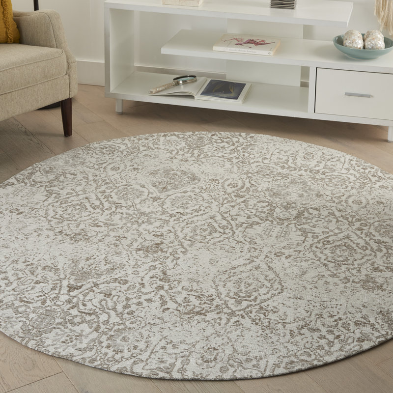 Tapis ivoire Gwenn, Rond 6 pi