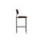 Addisan Upholstered Counter Stool with Metal Frame