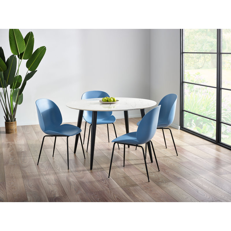 Chantilly 4 - Person Dining Set, Blue