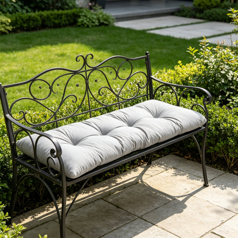 Ebern Designs Outdoor Long Bench Cushion