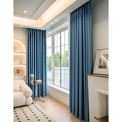Reike Room Darkening Curtain Single Panel