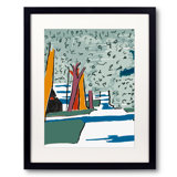 Westwood Sidewalk Print by Deborah Blum