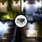 0.005 Watt LED Solar Power Dusk to Dawn Outdoor Security Wall Pack with Motion Sensor
