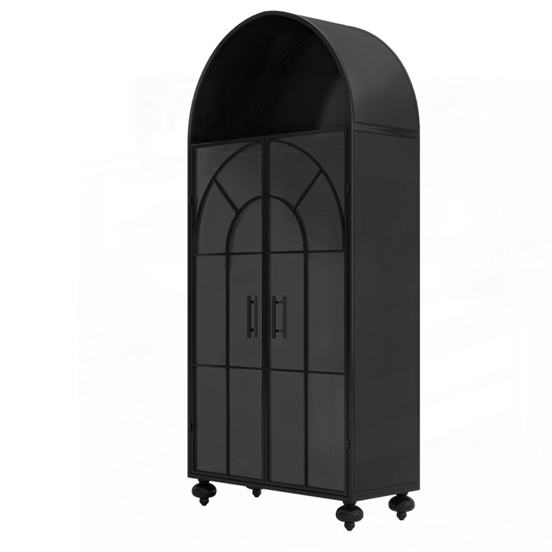 Charmante armoire de rangement arquée avec des fonctions polyvalentes pour diverses pièces