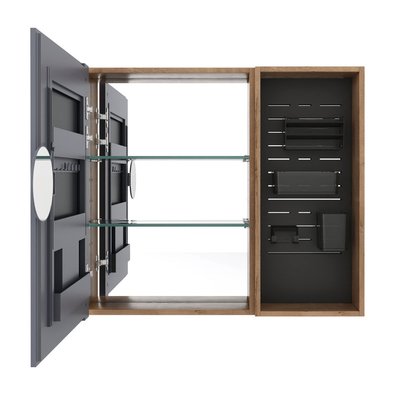 Bathroom Mirror Cabinet with Storage