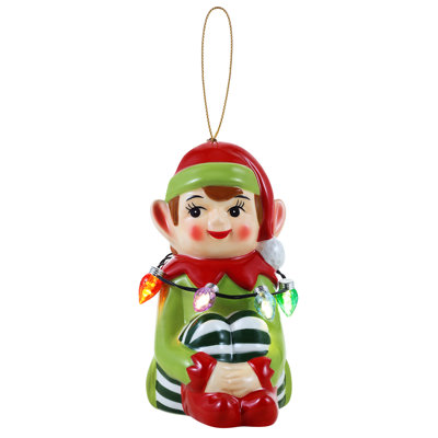 Mini figurine en céramique nostalgique - Elfe