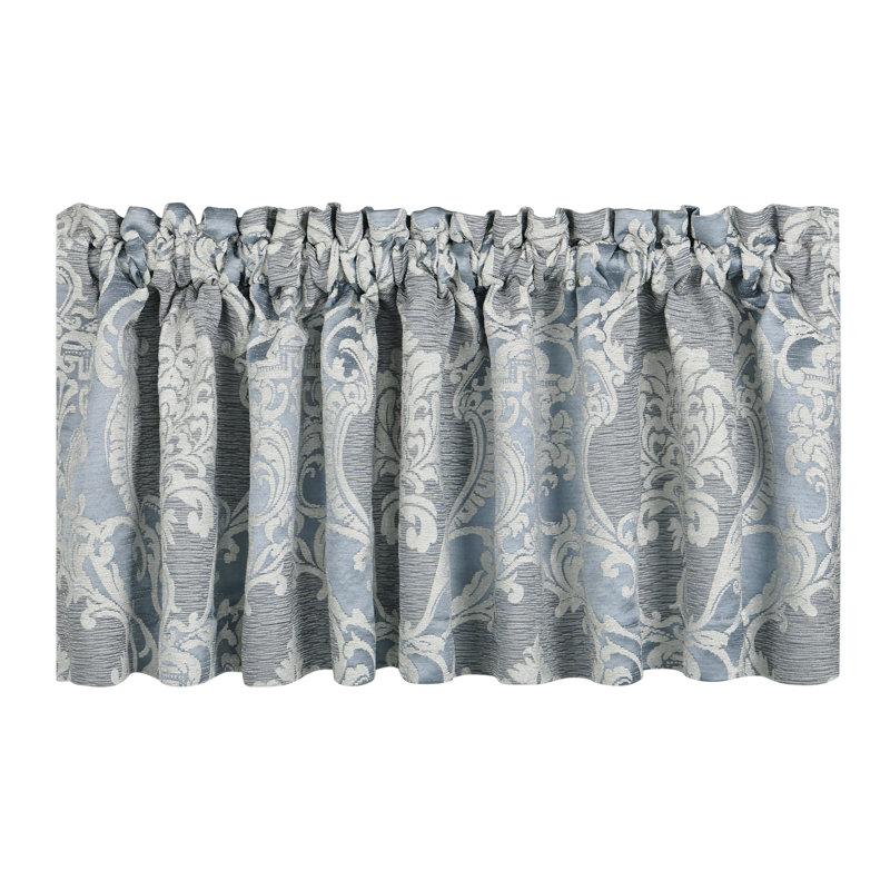 QUEENSBURY - STEEL BLUE WINDOW STRAIGHT VALANCE