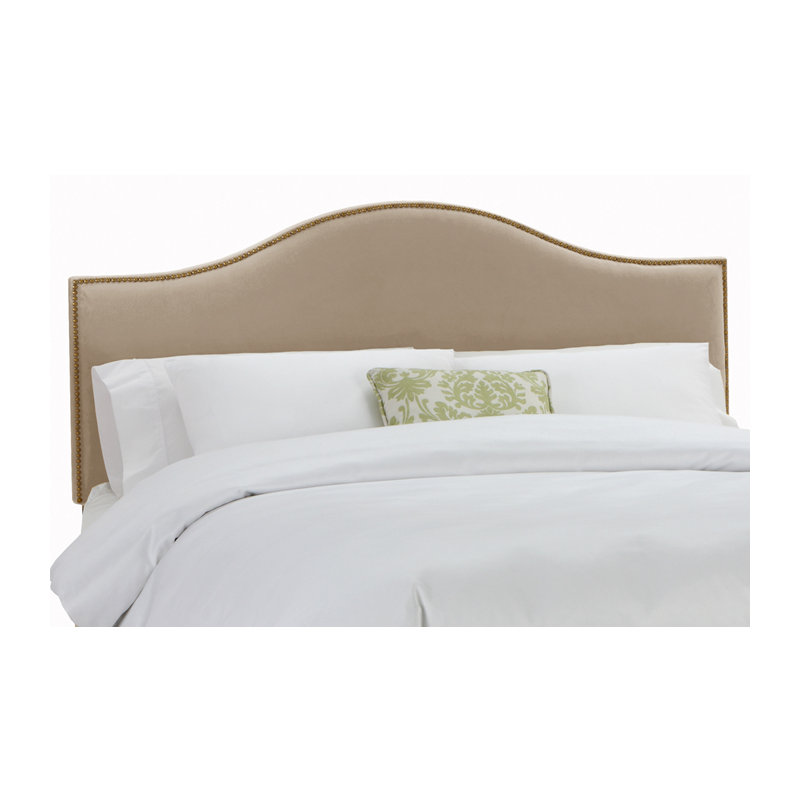 Upholstered Headboard, California King, Classic Cocoa Performance Velvet