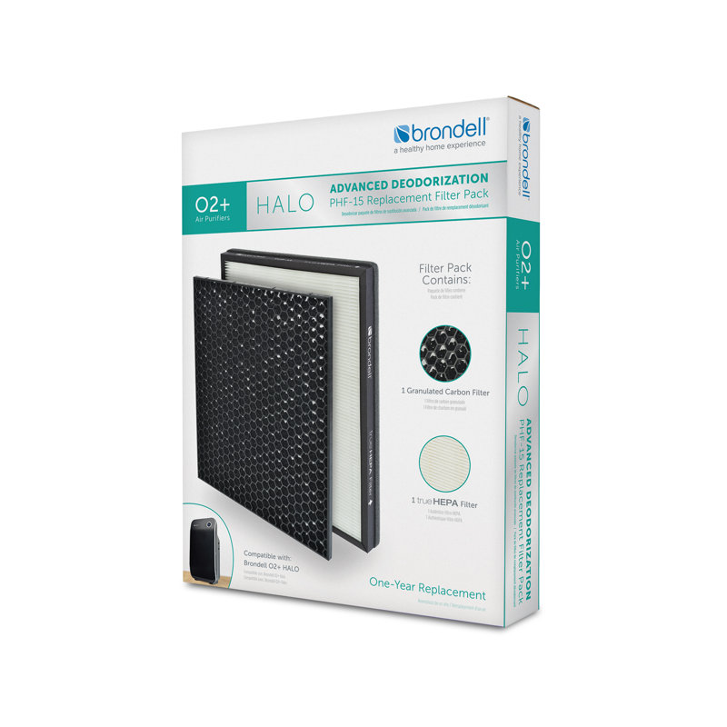 Filtre de remplacement pour purificateur d'air O2 + Halo