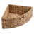 Breunig Solid Wood 3 Drawer X-Side Corner Storage Drawer with 3 Wicker Baskets, Teal-13446997