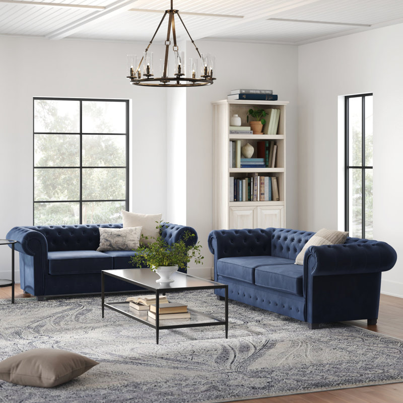 Nealy 3+2 Chesterfield Sofa Set