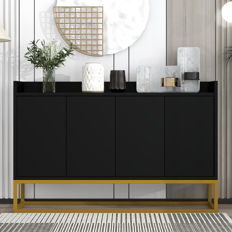 120cm Sideboard, Black