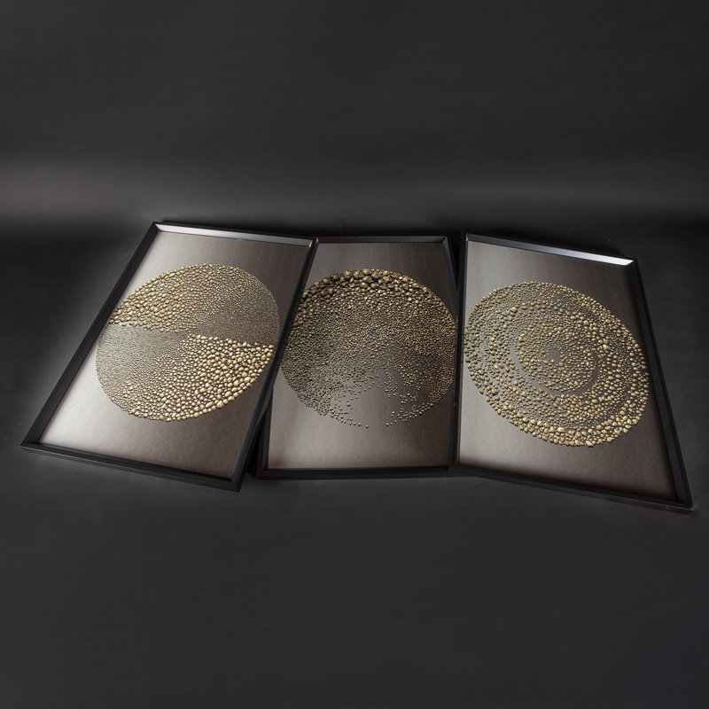 3 Piece Single Picture Frame Print Set on MDF