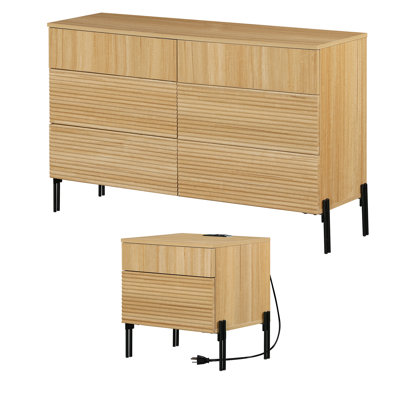 Ensemble de chambre à coucher minimaliste Laverda